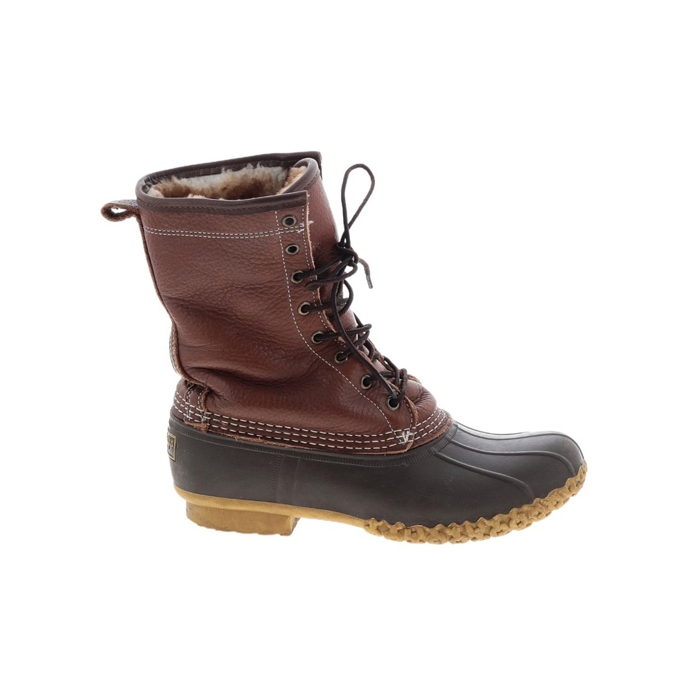 L.L.Bean Shearling lined leather Boots Men's 7
